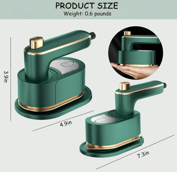 Portable Mini Electric Iron Stainless Steel Folding Light Tool for Home & Travel Hot Selling Steam Clothing for Hotel Use