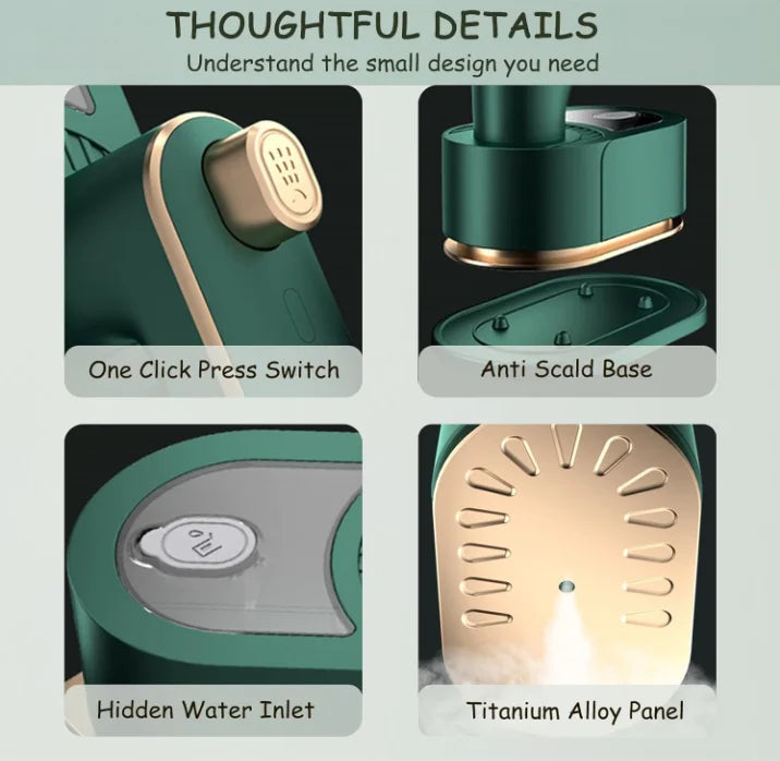 Portable Mini Electric Iron Stainless Steel Folding Light Tool for Home & Travel Hot Selling Steam Clothing for Hotel Use